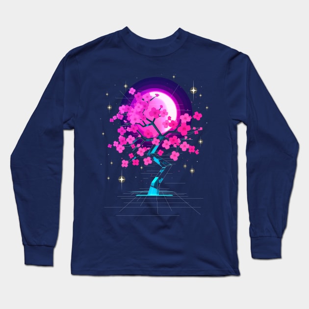 Cherry Blossom Long Sleeve T-Shirt by ArtDiggs